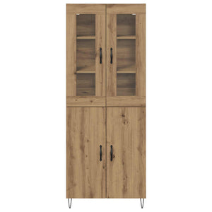 vidaXL Sideboard Artisan Oak 69.5 x 34 x 180 cm Engineered Wood