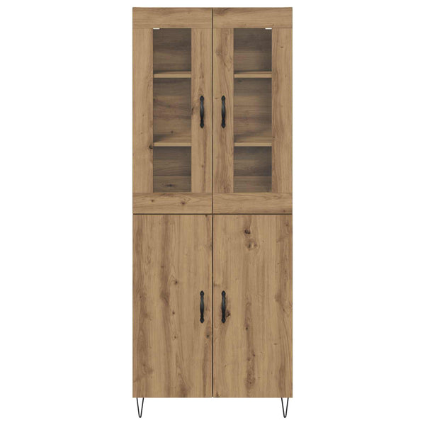 vidaXL Sideboard Artisan Oak 69.5 x 34 x 180 cm Engineered Wood