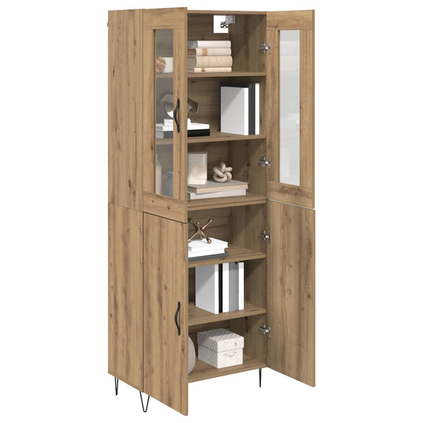 vidaXL Sideboard Artisan Oak 69.5 x 34 x 180 cm Engineered Wood