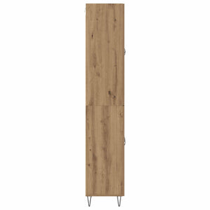 vidaXL Sideboard Artisan Oak 69.5 x 34 x 180 cm Engineered Wood