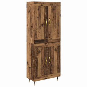 vidaXL Highboard Reclaimed Wood 69.5 x 34 x 90 cm Engineered Wood