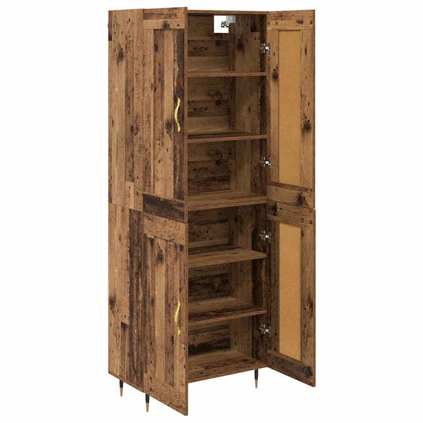 vidaXL Highboard Reclaimed Wood 69.5 x 34 x 90 cm Engineered Wood