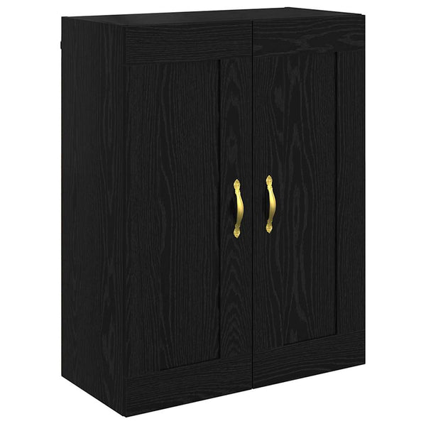 vidaXL Highboard Black Oak Look 69.5 x 34 x 90 cm Engineered Wood