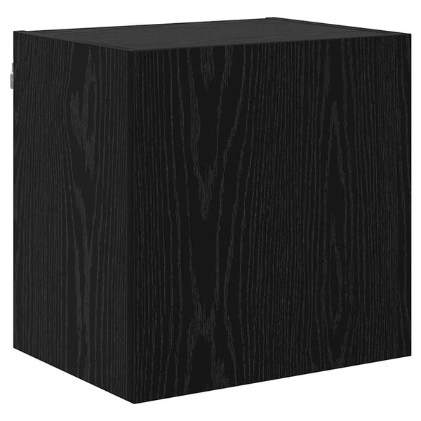 vidaXL TV Cabinets 4 pcs Black Oak Look Engineered Wood