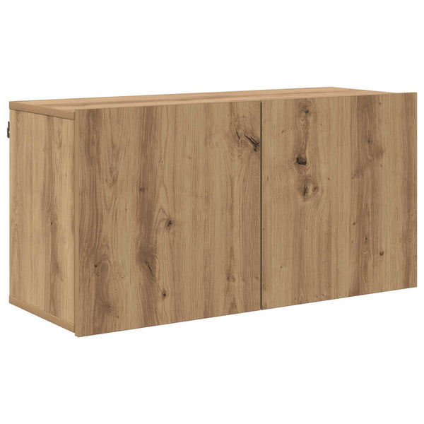 vidaXL TV Wall Units Wall-Mounted 5 pcs Artisan Oak Engineered Wood