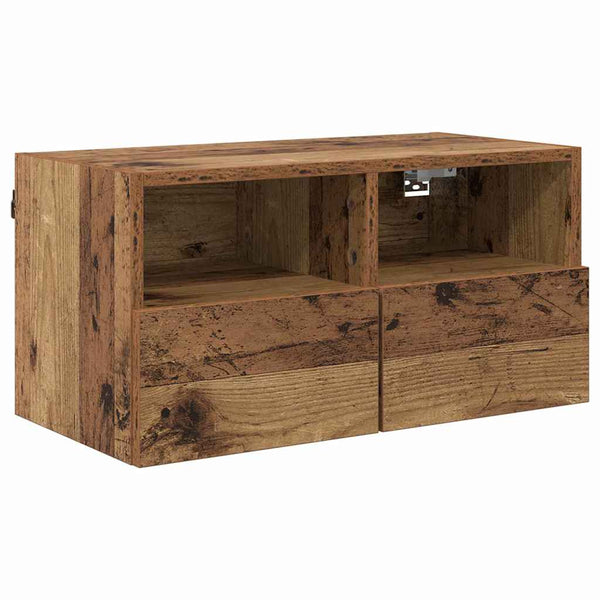 vidaXL TV Wall Units 4 pcs Reclaimed Wood Engineered Wood