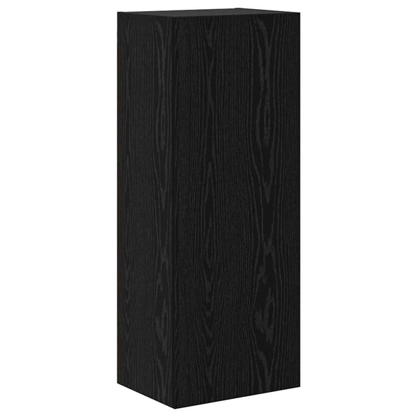 vidaXL TV Wall Units 4 pcs Black Oak Look Engineered Wood
