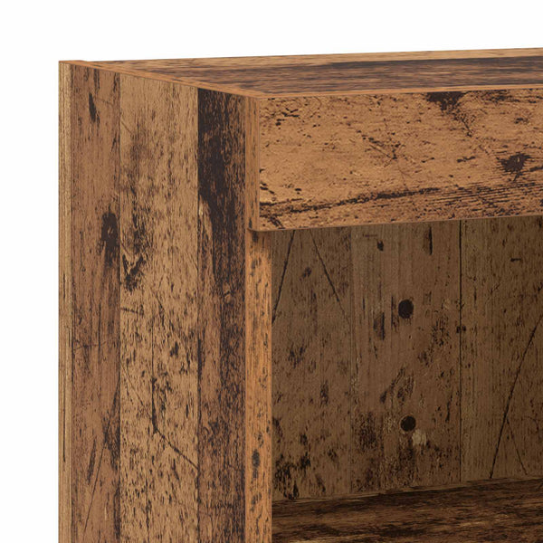 vidaXL TV Wall Units 6 pcs Black Oak-Look Engineered Wood
