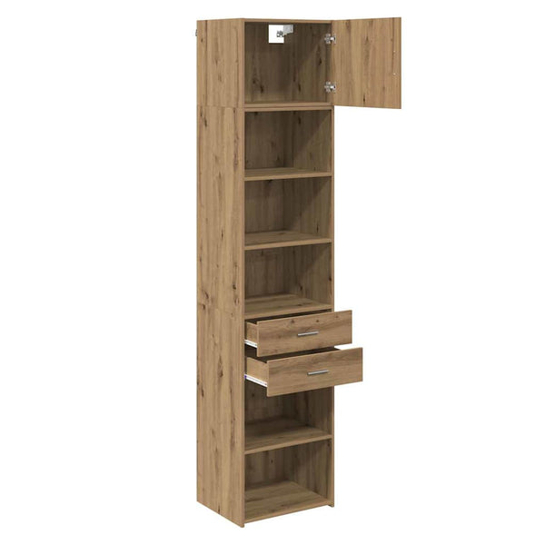 vidaXL Highboard Artisan Oak 50 x 42.5 x 225 cm Engineered Wood