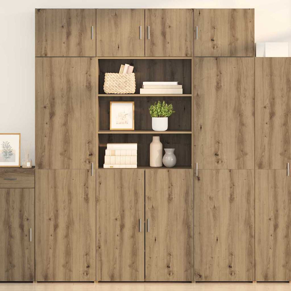 vidaXL Storage Cabinet Artisan Oak 80 x 42.5 x 225 cm