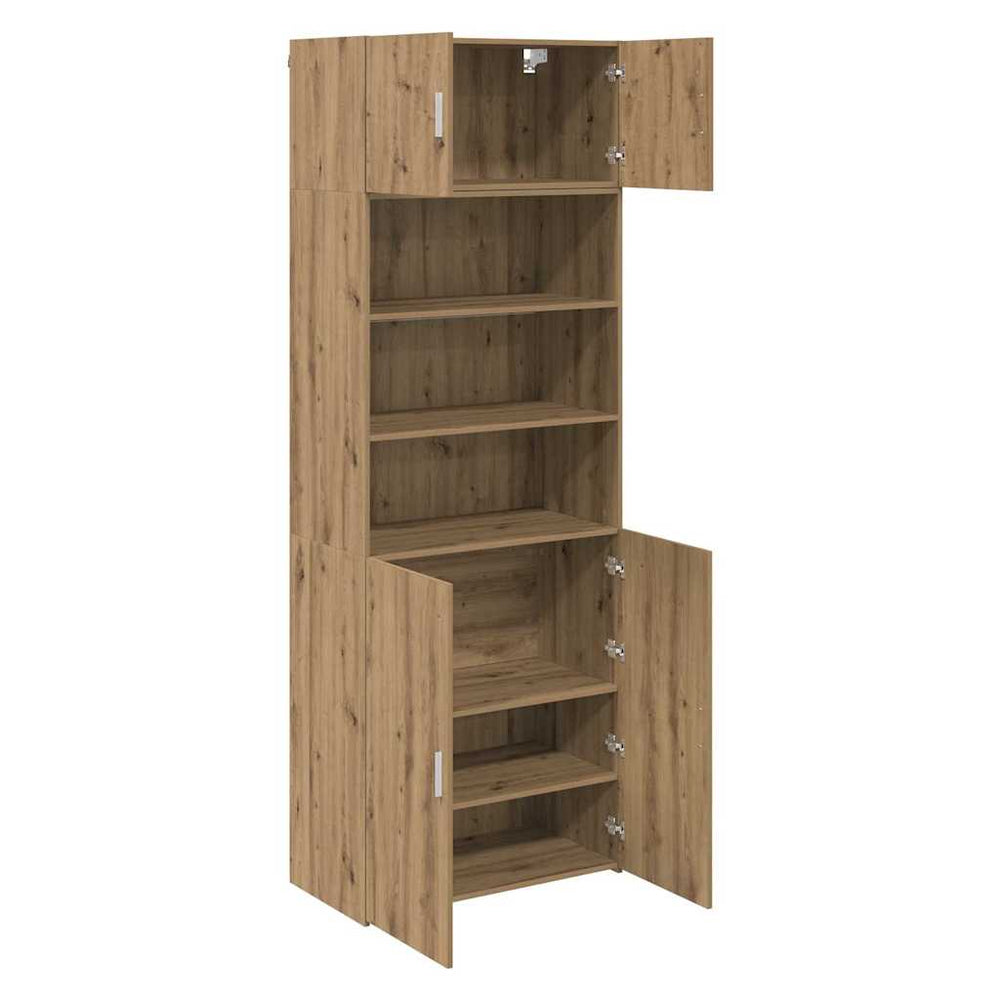 vidaXL Storage Cabinet Artisan Oak 80 x 42.5 x 225 cm