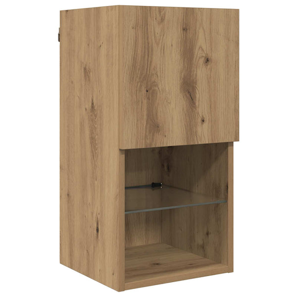 TV-Wandmöbel Set Artisan-Eiche 6-teilig