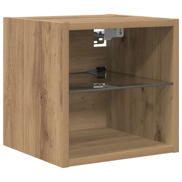 TV-Wandmöbel Set Artisan-Eiche 6-teilig
