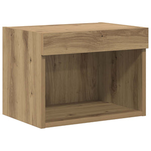 vidaXL TV Wall Units with LED 5 pcs Artisan Oak 80 x 30 x 40 cm