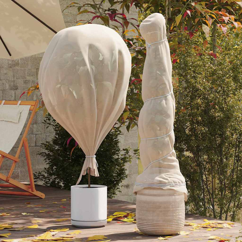Beige Winterschutzvlies für Pflanzen 50x3,2m