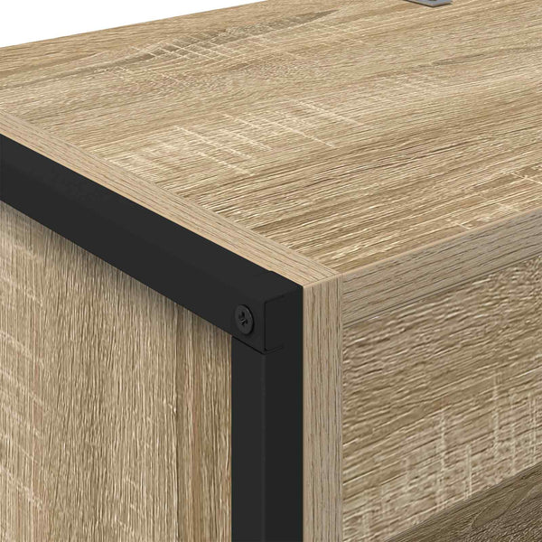 vidaXL Bookcase 2 pcs Sonoma 60 x 30 x 189.5 cm Engineered Wood