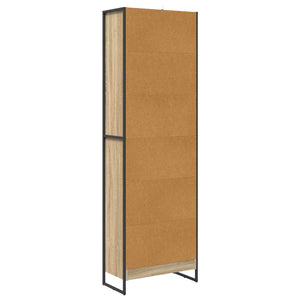 vidaXL Bookcase 2 pcs Sonoma 60 x 30 x 189.5 cm Engineered Wood