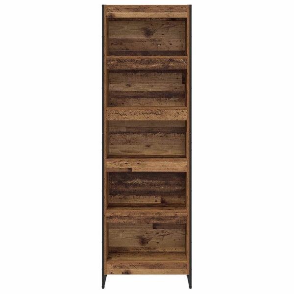 vidaXL Bookcase 2 pcs Reclaimed Wood 60 x 30 x 189.5 cm Engineered Wood