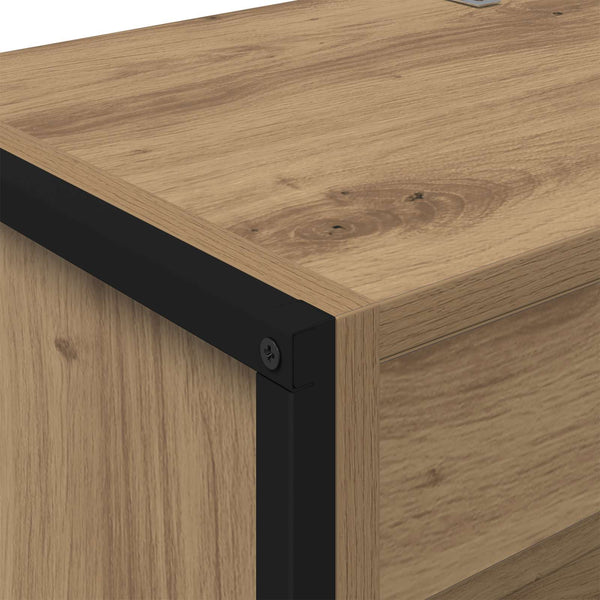 vidaXL Bookcase 2 pcs Engineered Wood Oak 60 x 30 x 189.5 cm