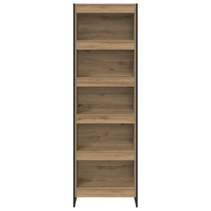 vidaXL Bookcase 2 pcs Engineered Wood Oak 60 x 30 x 189.5 cm