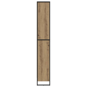 vidaXL Bookcase 2 pcs Engineered Wood Oak 60 x 30 x 189.5 cm