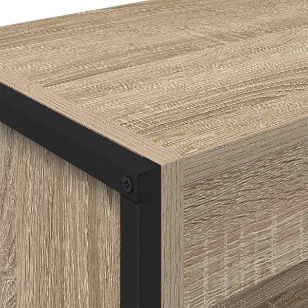 vidaXL Bookcase 2 pcs Sonoma 80 x 30 x 155 cm Engineered Wood