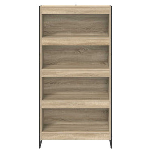 vidaXL Bookcase 2 pcs Sonoma 80 x 30 x 155 cm Engineered Wood