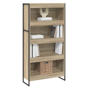 vidaXL Bookcase 2 pcs Sonoma 80 x 30 x 155 cm Engineered Wood