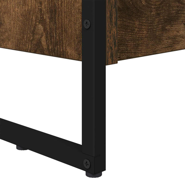 vidaXL Bookcase 2 pcs Smoked Oak 80 x 30 x 155 cm Engineered Wood