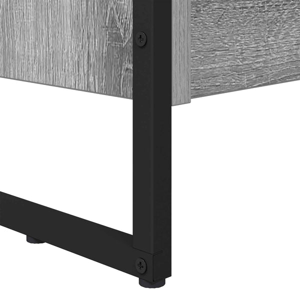 vidaXL Bookcase 2 pcs Sonoma Grey 80 x 30 x 155 cm Engineered Wood