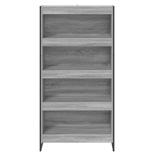 vidaXL Bookcase 2 pcs Sonoma Grey 80 x 30 x 155 cm Engineered Wood