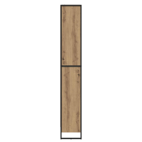 vidaXL Bookcase 2 pcs Engineered Wood Oak 80 x 30 x 189.5 cm
