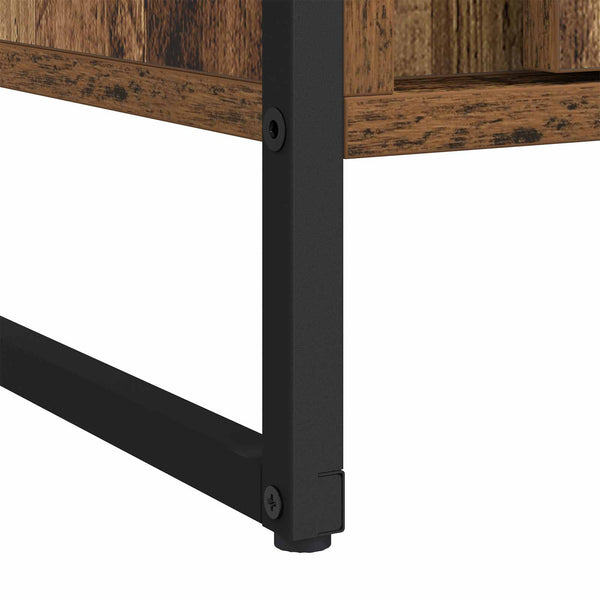 vidaXL Wardrobe with Door 2 pcs Reclaimed Wood 50 x 50 x 200 cm Engineered Wood