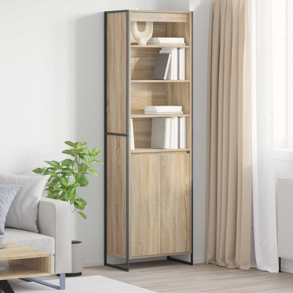 vidaXL Tall Cabinets Sonoma 60 x 36 x 200 cm Engineered Wood