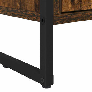 vidaXL Tall Cabinets Smoke Oak 60 x 36 x 200 cm Engineered Wood