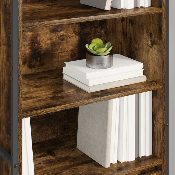 vidaXL Tall Cabinets Smoke Oak 60 x 36 x 200 cm Engineered Wood
