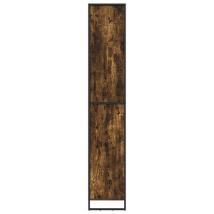 vidaXL Tall Cabinets Smoke Oak 60 x 36 x 200 cm Engineered Wood