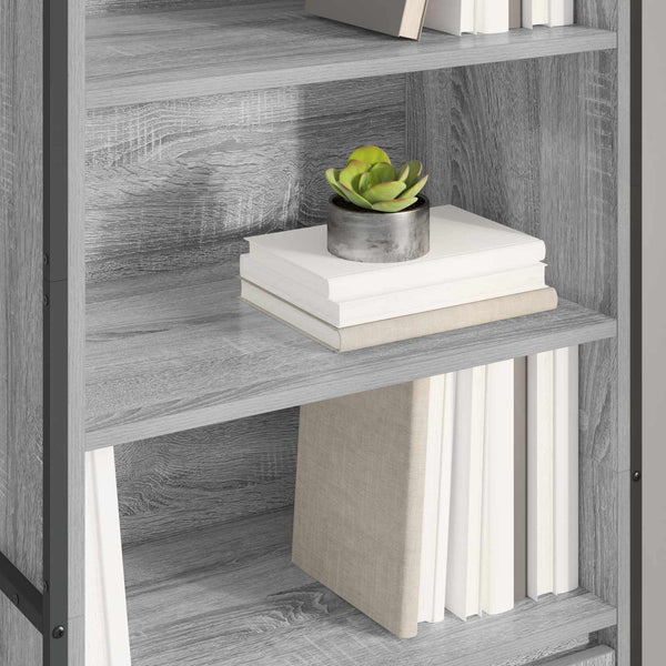 vidaXL Tall Cabinets Sonoma Grey 60 x 36 x 200 cm Engineered Wood