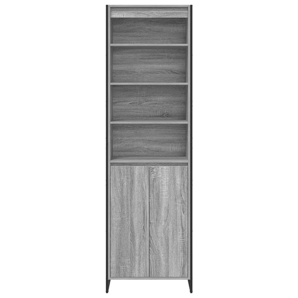 vidaXL Tall Cabinets Sonoma Grey 60 x 36 x 200 cm Engineered Wood