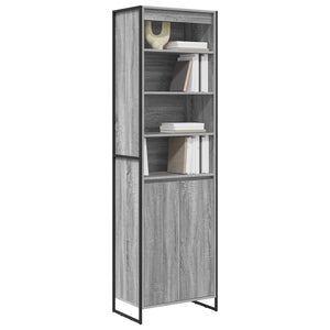 vidaXL Tall Cabinets Sonoma Grey 60 x 36 x 200 cm Engineered Wood