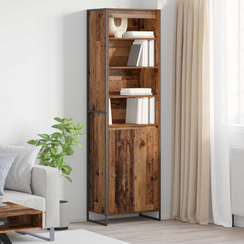 vidaXL Tall Cabinets Reclaimed Wood 60 x 36 x 200 cm Engineered Wood