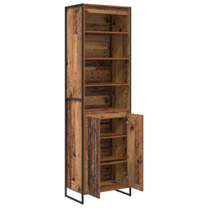 vidaXL Tall Cabinets Reclaimed Wood 60 x 36 x 200 cm Engineered Wood