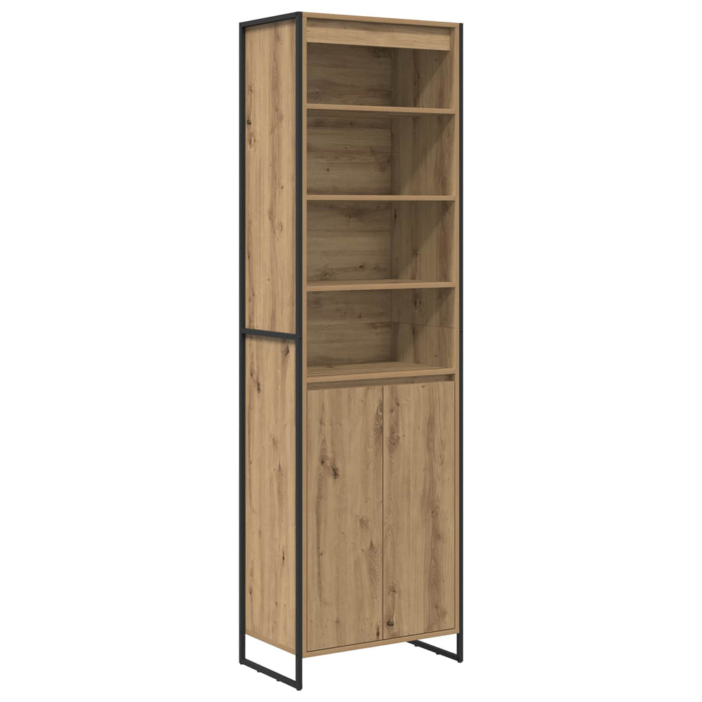 vidaXL Tall Cabinets Craft Oak 60 x 36 x 200 cm