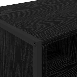 vidaXL Sideboard 2 pcs Black Oak Look 81 x 36 x 150.5 cm