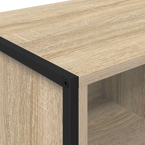 vidaXL Sideboard 2 pcs Sonoma 81 x 36 x 150.5 cm Engineered Wood