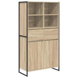 vidaXL Sideboard 2 pcs Sonoma 81 x 36 x 150.5 cm Engineered Wood