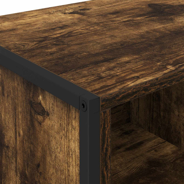 vidaXL Sideboard 2 pcs Smoked Oak 81 x 36 x 150.5 cm Engineered Wood