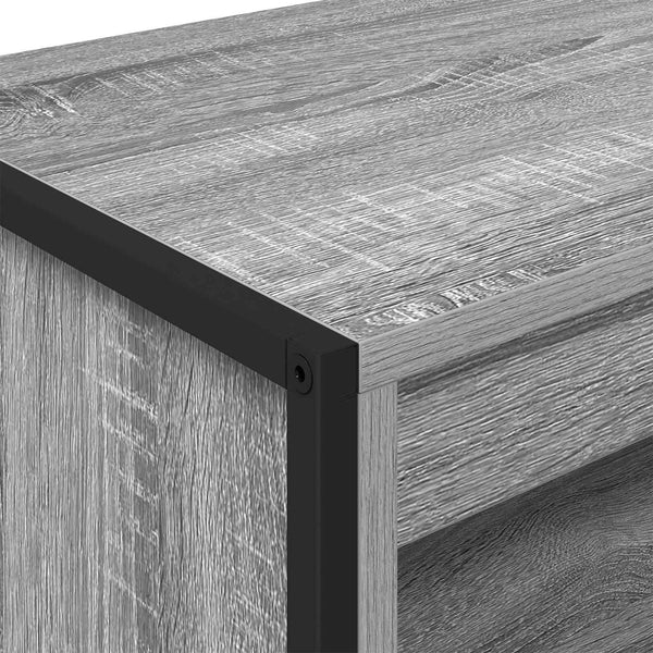 Hoher Schrank Grau Sonoma 79x36x200 cm