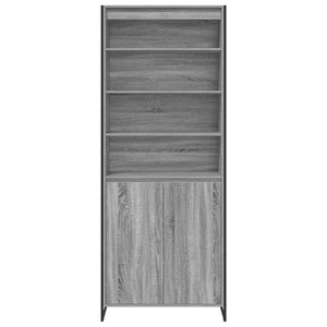 Hoher Schrank Grau Sonoma 79x36x200 cm