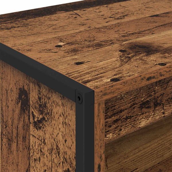 Hoher Altholz Schrank 79x36x200 cm